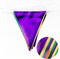 Mardi Gras Party Decorations – Purple, Green & Gold Metallic Fabric Triangle Pennant Banner, Hanging Bunting Garland for Birthday, Wedding, Baby Shower, Bridal Shower, Holiday & Masquerade Parties